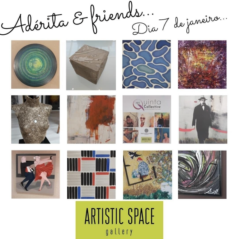 Exposição Aderita & Friends no Aderita Artistic Space
